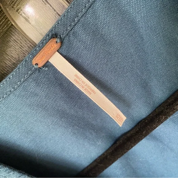 FREE PEOPLE Adelle Teal Blue Mini Dress Tunic—Size XS - Picture 6 of 16